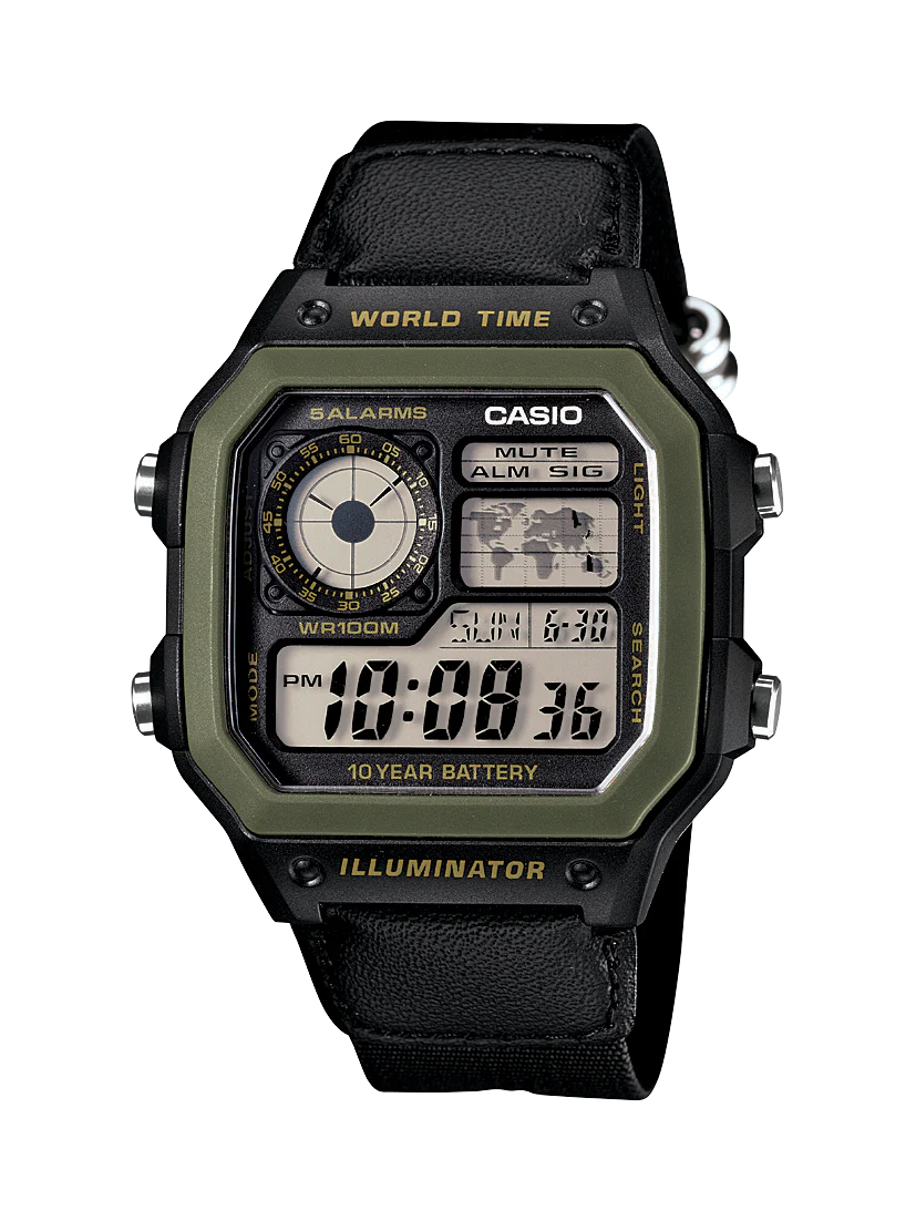 RELOJ DIGITAL CASIO AE-1200WHB-1BVDF