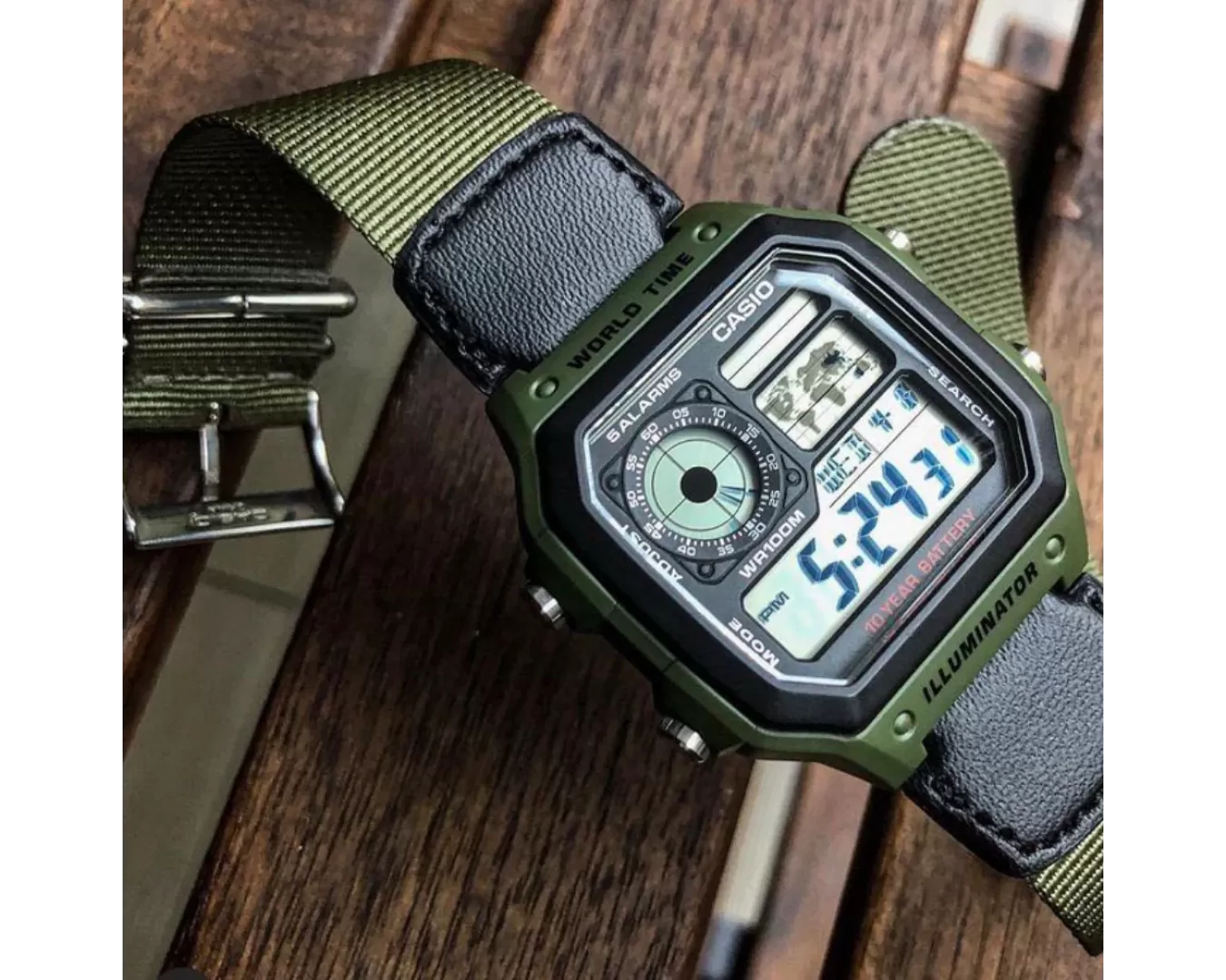 RELOJ DIGITAL CASIO AE-1200WHB-3BVDF