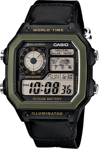 RELOJ DIGITAL CASIO AE-1200WHB-1BVDF