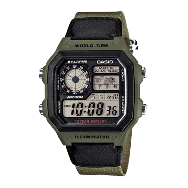 RELOJ DIGITAL CASIO AE-1200WHB-3BVDF
