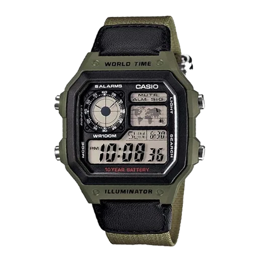 RELOJ DIGITAL CASIO AE-1200WHB-3BVDF