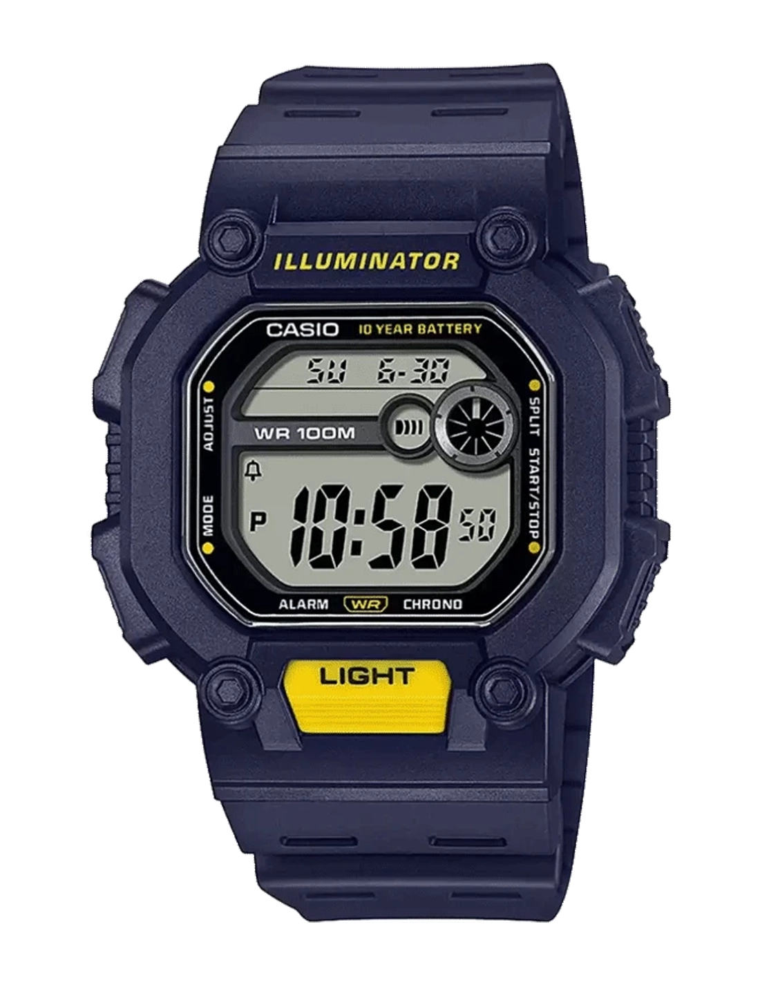 RELOJ DIGITAL CASIO W-737H-2AVDF