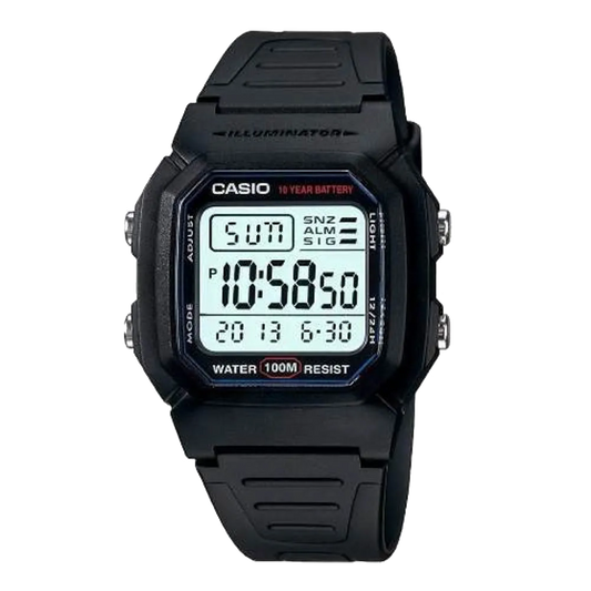 RELOJ DIGITAL CASIO W-800H-1AVDF