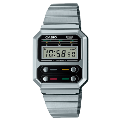 RELOJ CASIO DIGITAL VINTAGE A-100WE-1ADF