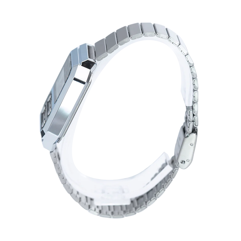 Orologio Casio Vintage ABL-100WE-1AEF | Digitale Con Cinturino Acciaio E Countdown | Stile Retrò Anni '80 - Foto 4